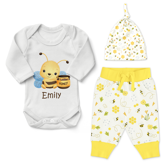 Endanzoo Home Coming Newborn Organic Gift Set - BumbleBee & Friends