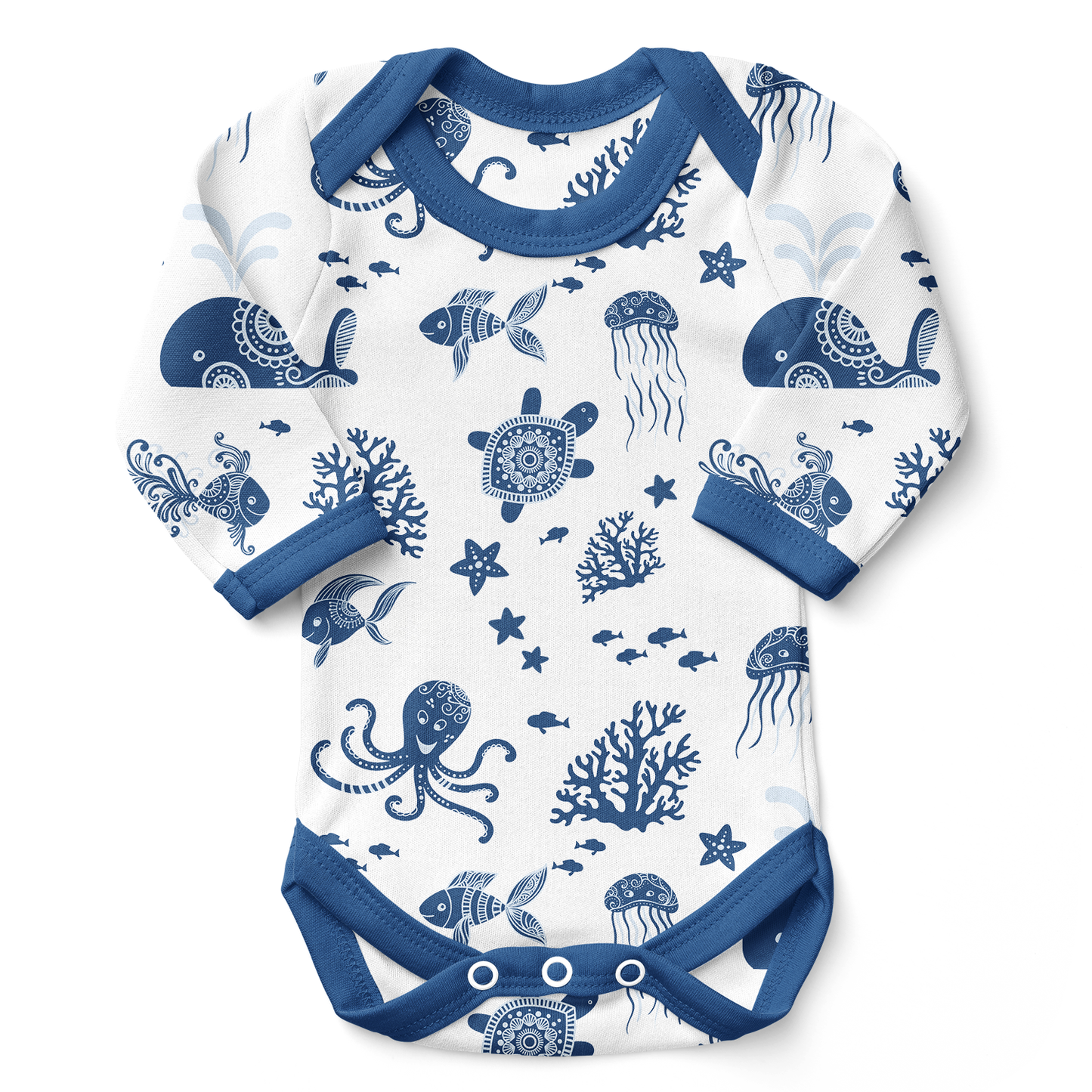 Endanzoo Coming Home Newborn Boy Organic Gift Set - Deep Sea