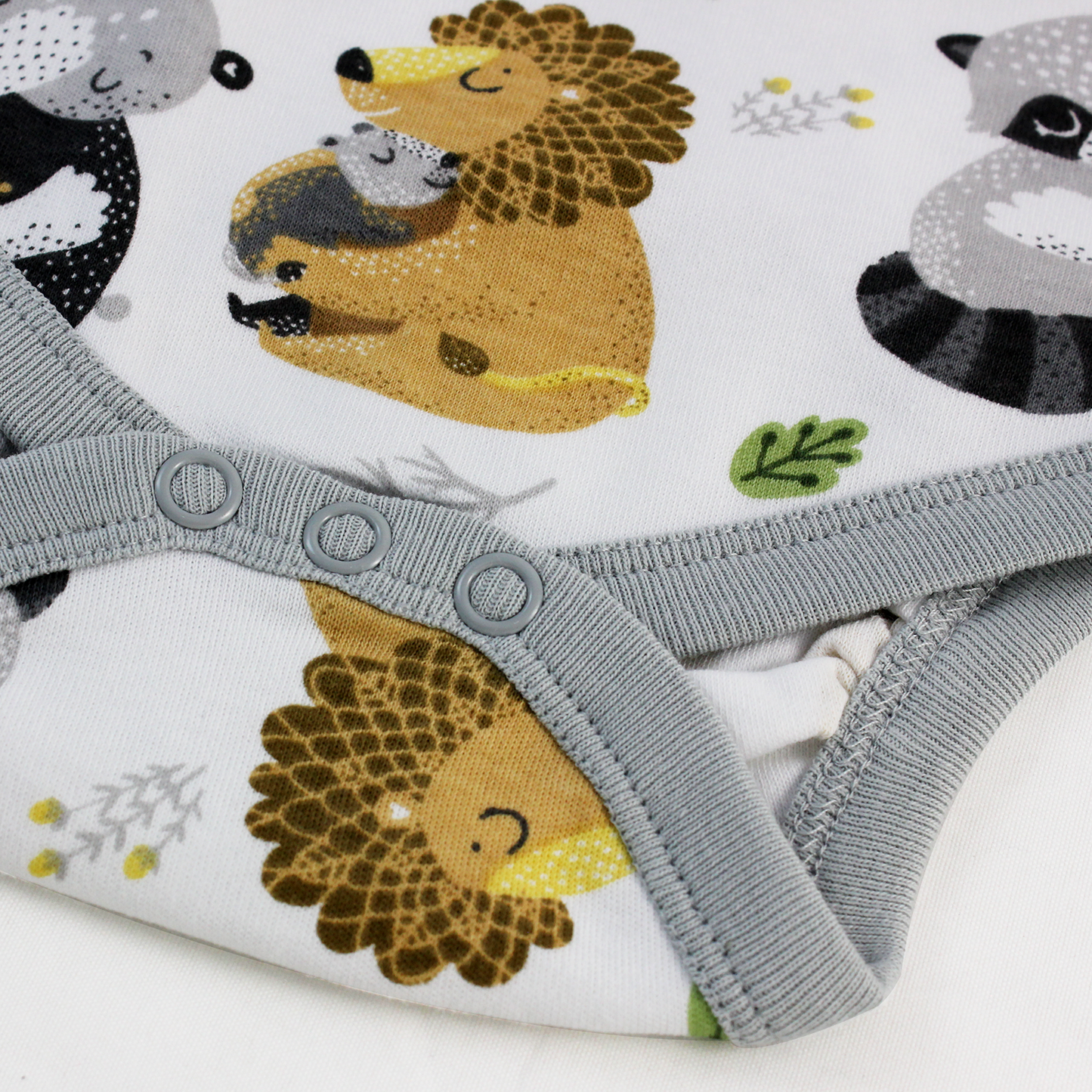 Endanzoo Organic Short Sleeve Onesie - Safari Hugs