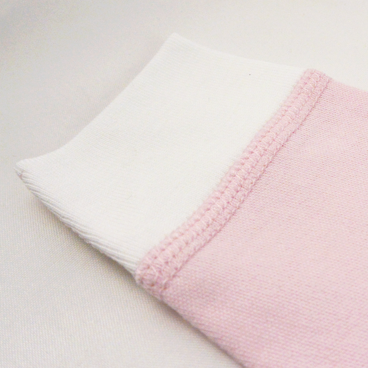 Organic Long Sleeve Kimono Bodysuit - Pink