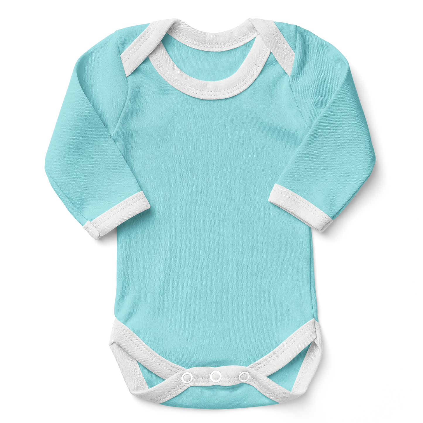 Endanzoo Organic Long Sleeve Onesie - Aqua