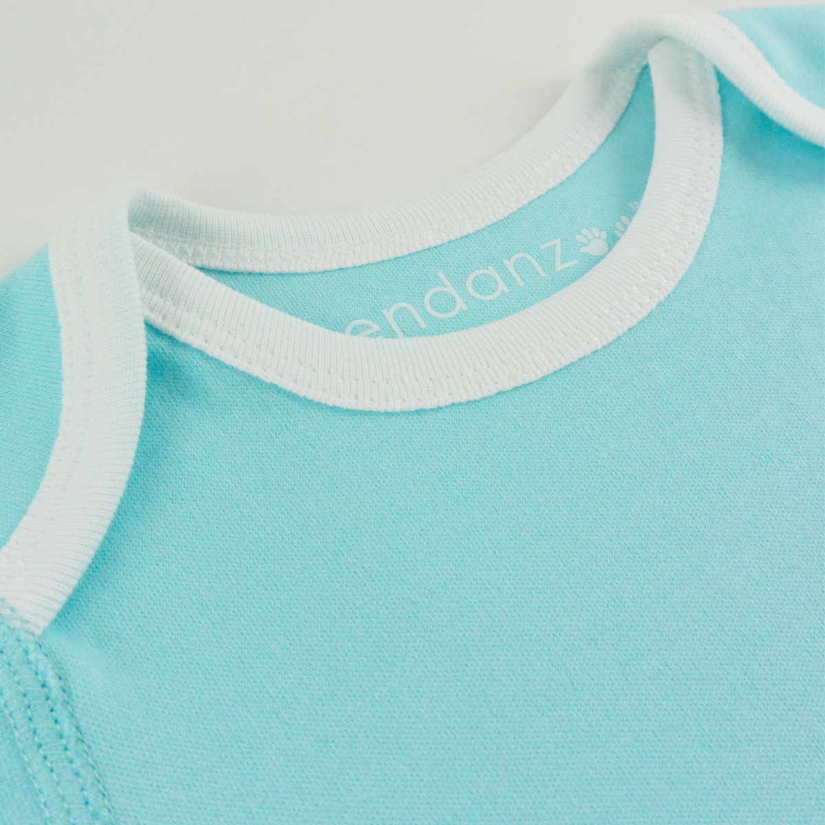Endanzoo Organic Long Sleeve Onesie - Aqua