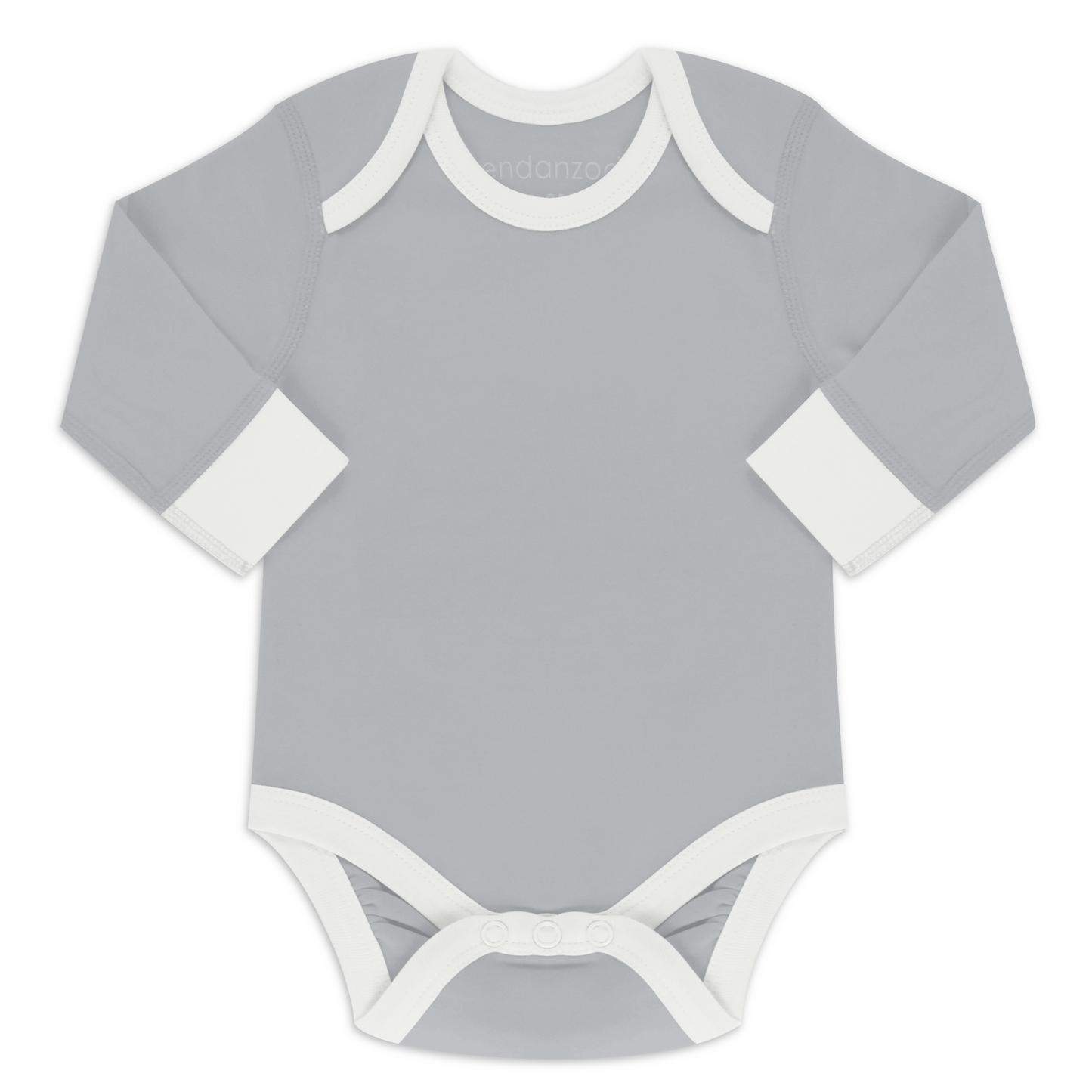 Endanzoo Organic Long Sleeve Onesie - Grey