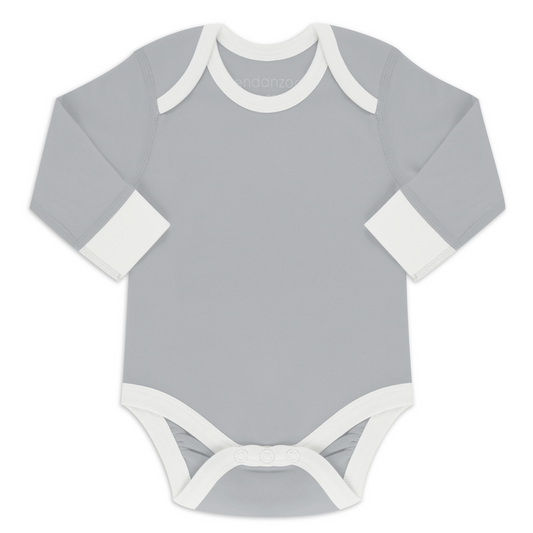 Endanzoo Organic Long Sleeve Onesie - Grey