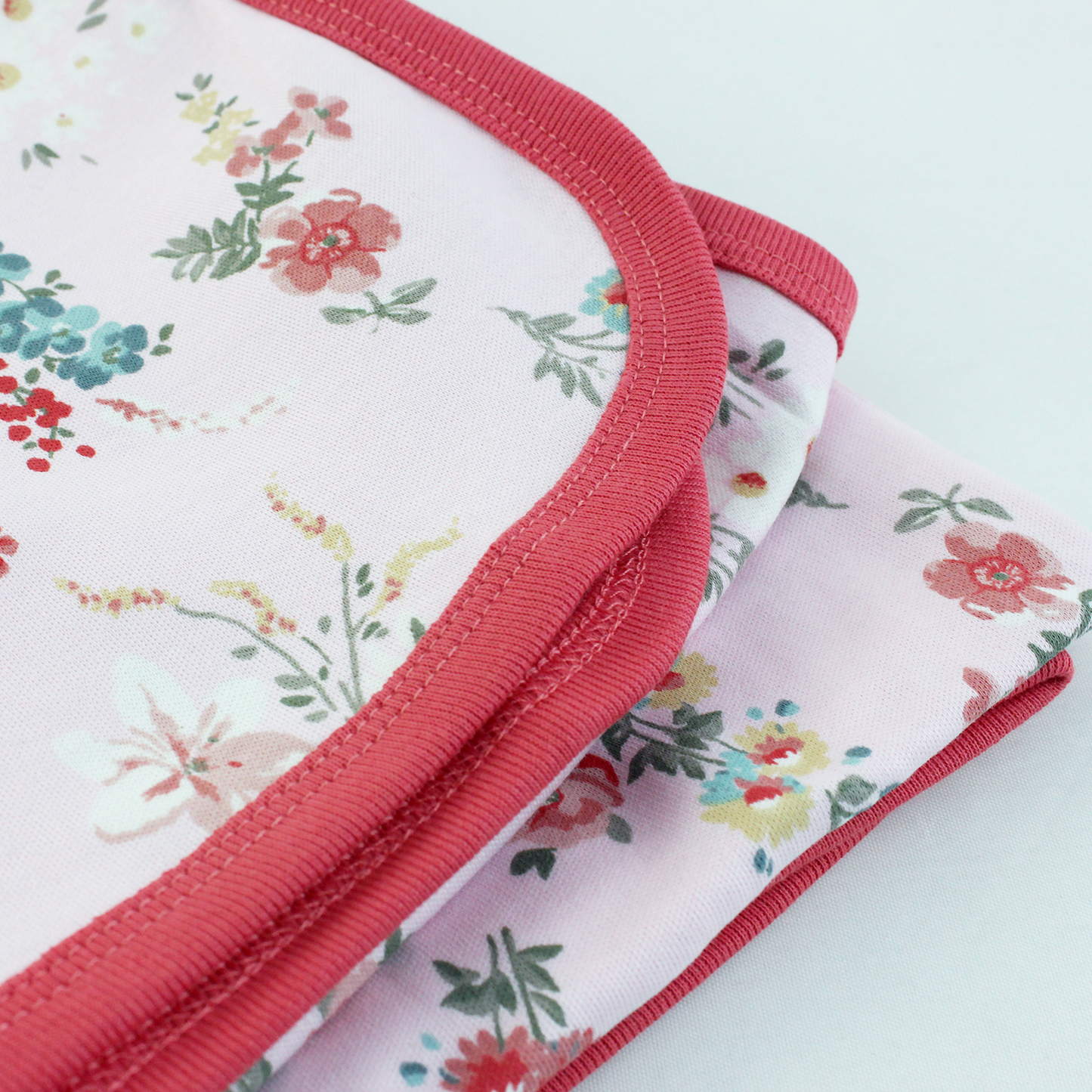 Endanzoo Organic Baby Girl Swaddle Blanket- Pink Blossom