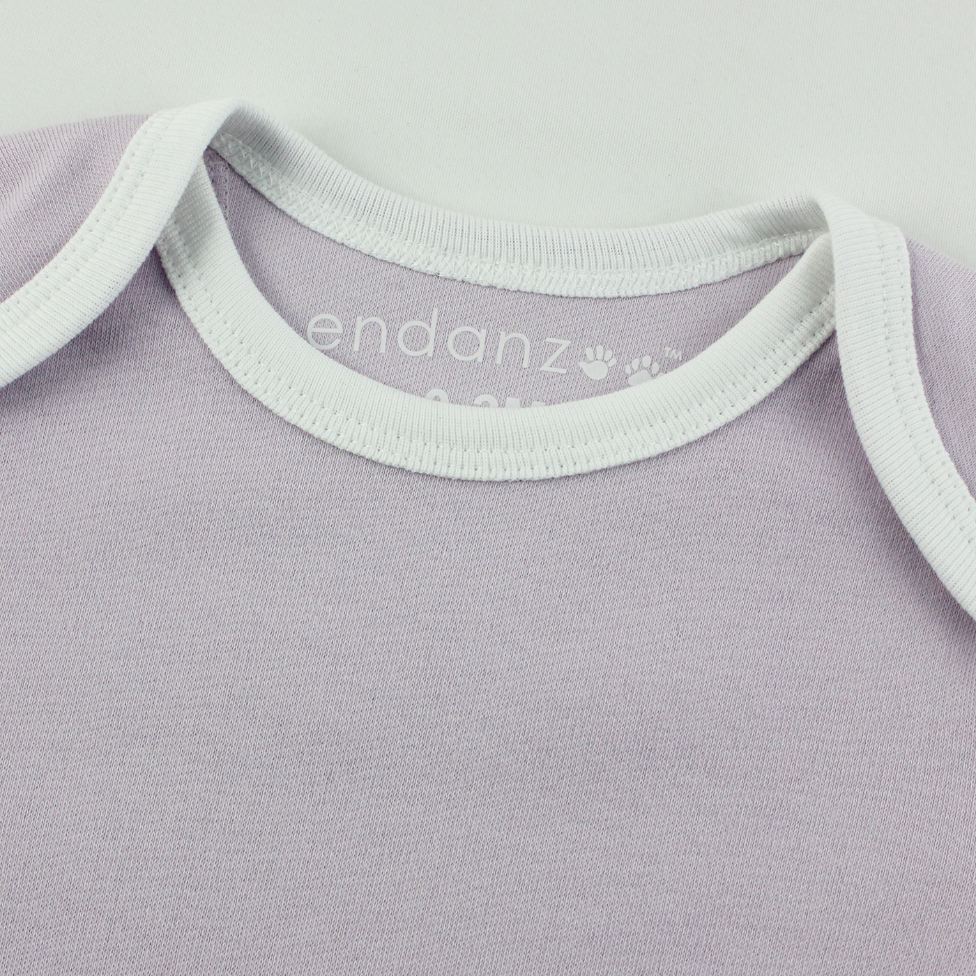 Organic Long Sleeve Bodysuit - Purple