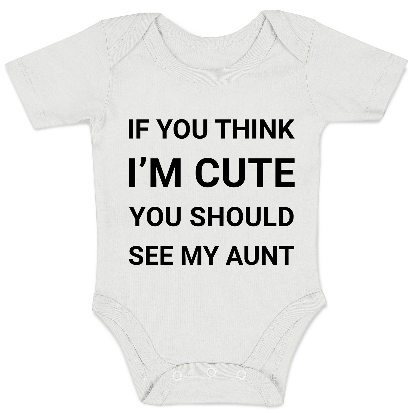 See My Cute Aunt Organic Baby Bodysuit