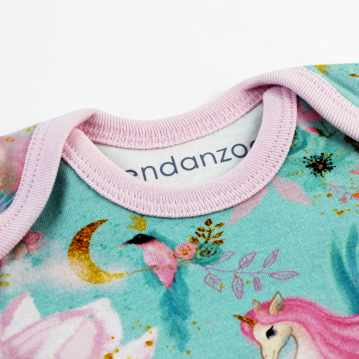 Endanzoo Organic Long Sleeve Onesie - Mystical Unicorns
