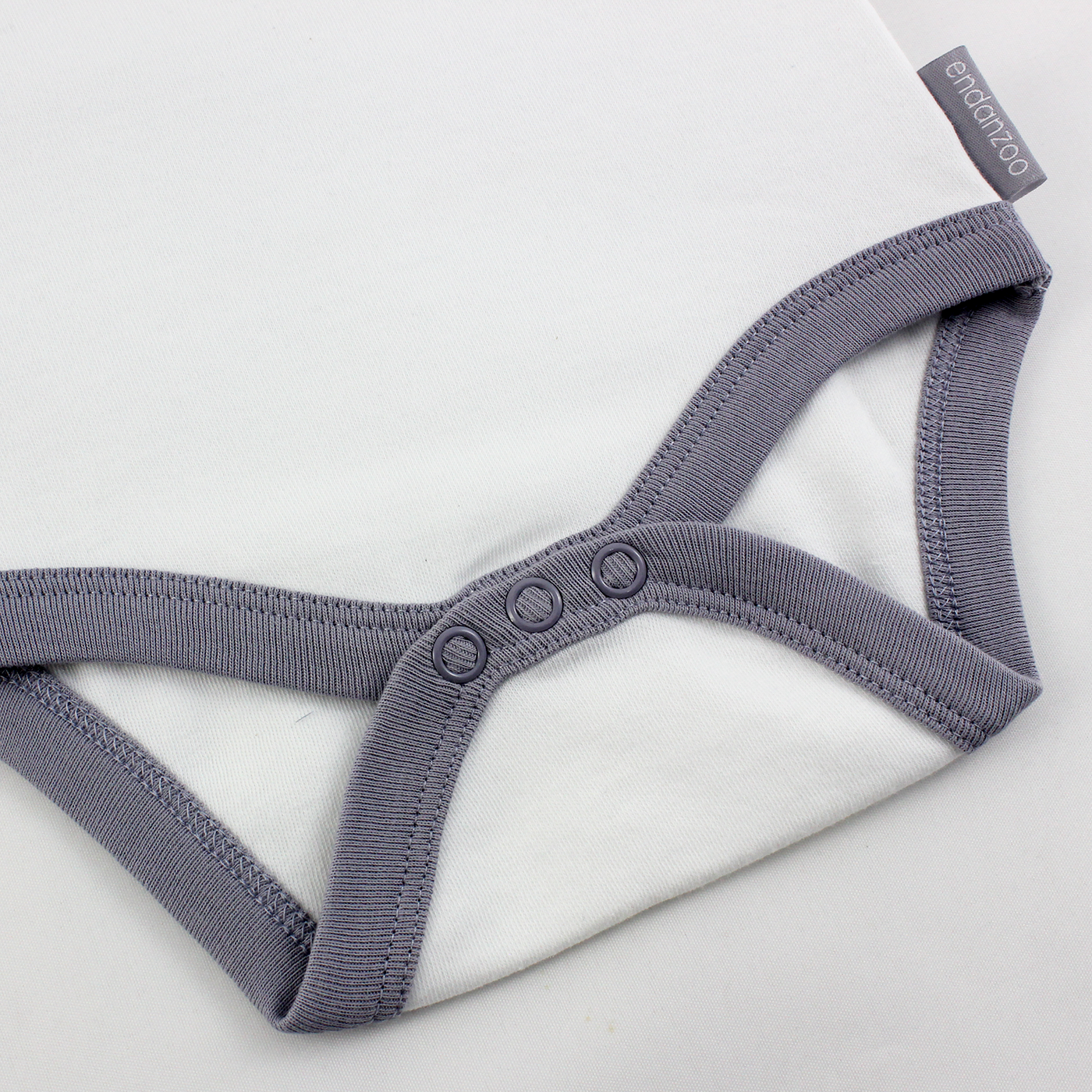 Organic Long Sleeve Bodysuit - Jen & Baby Rhino