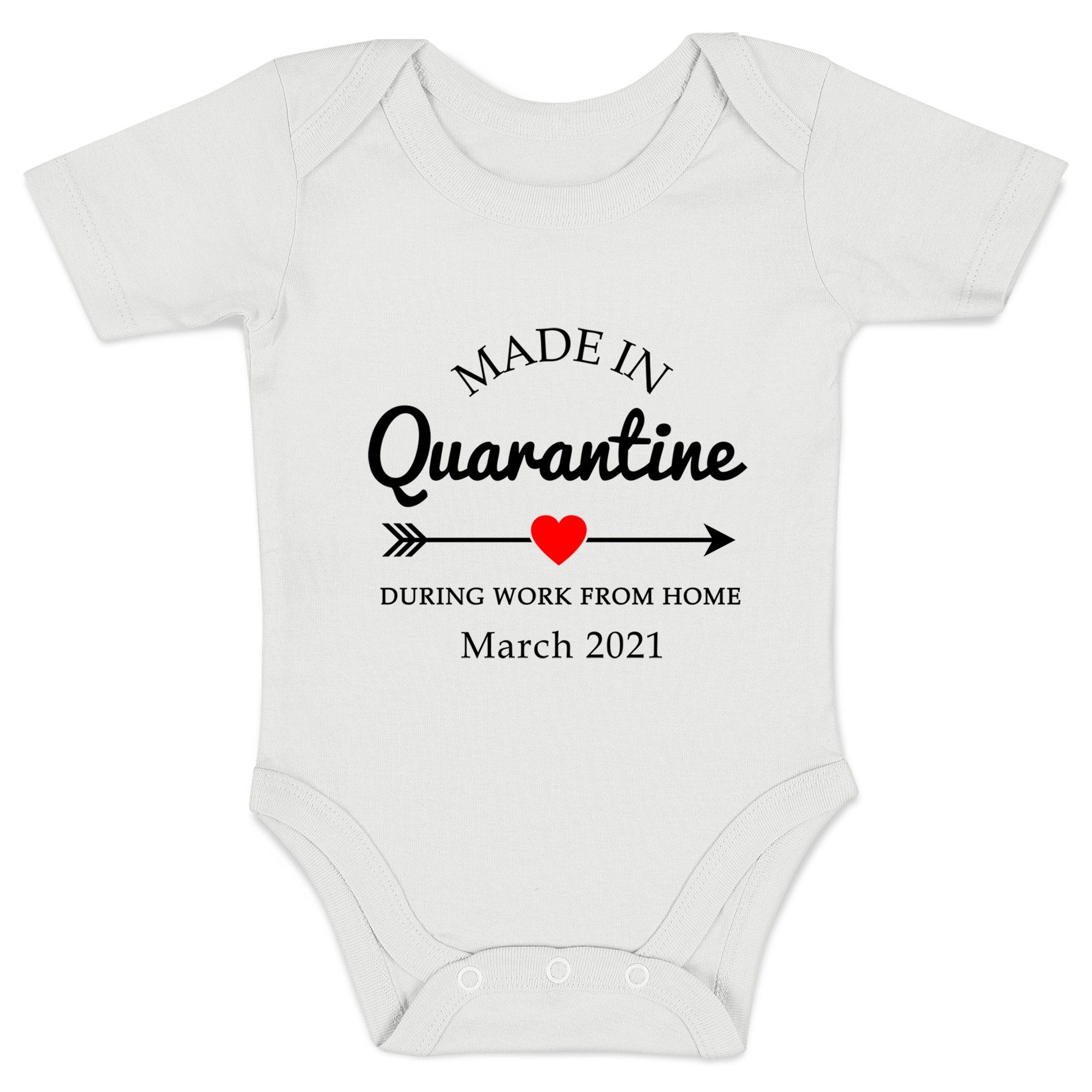 Made in quarantine deals onesie