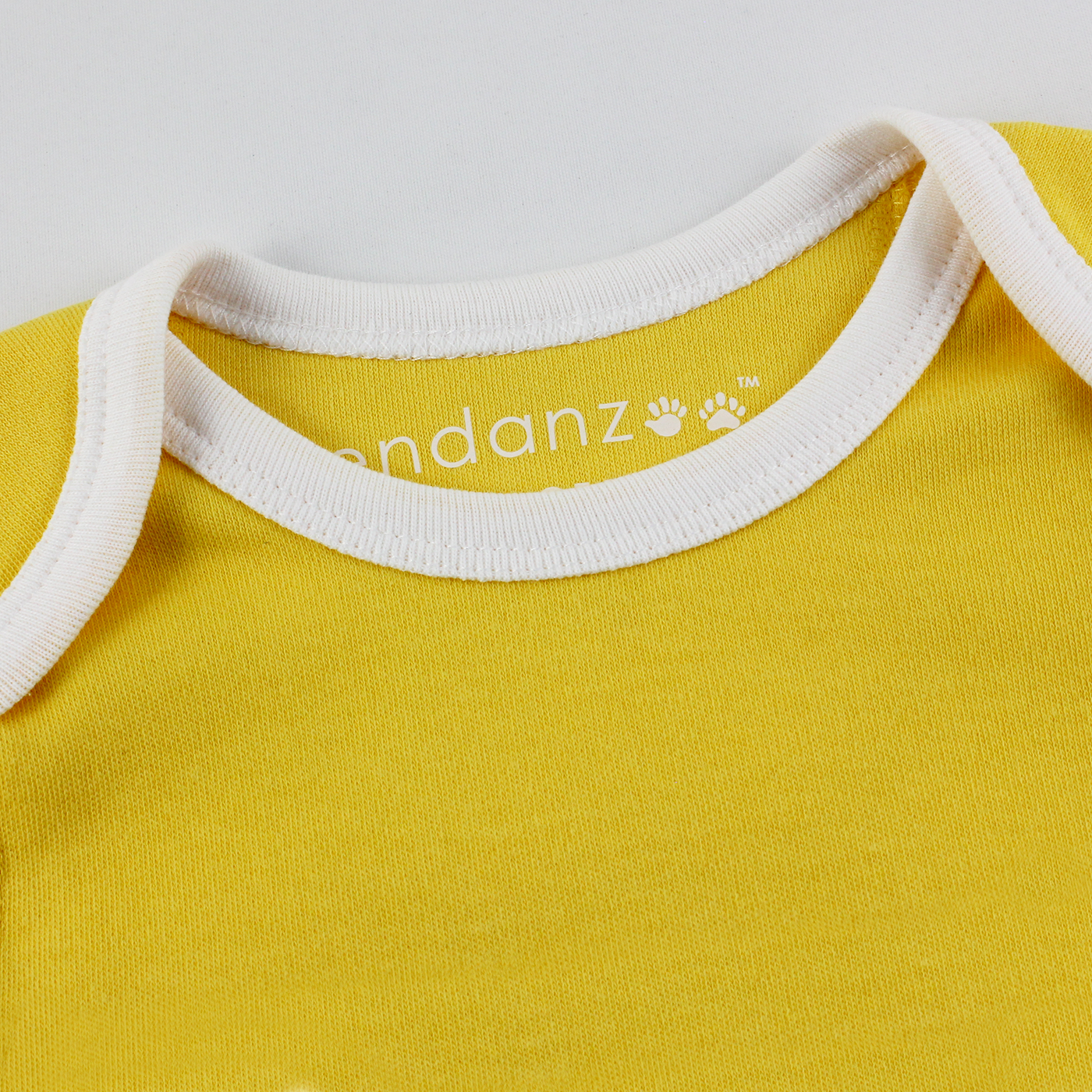 Organic Long Sleeve Bodysuit - Yellow