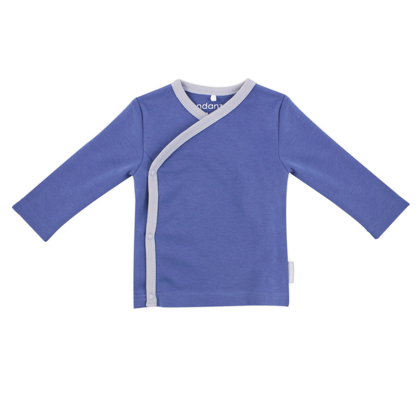 Organic Kimono Shirt - Navy