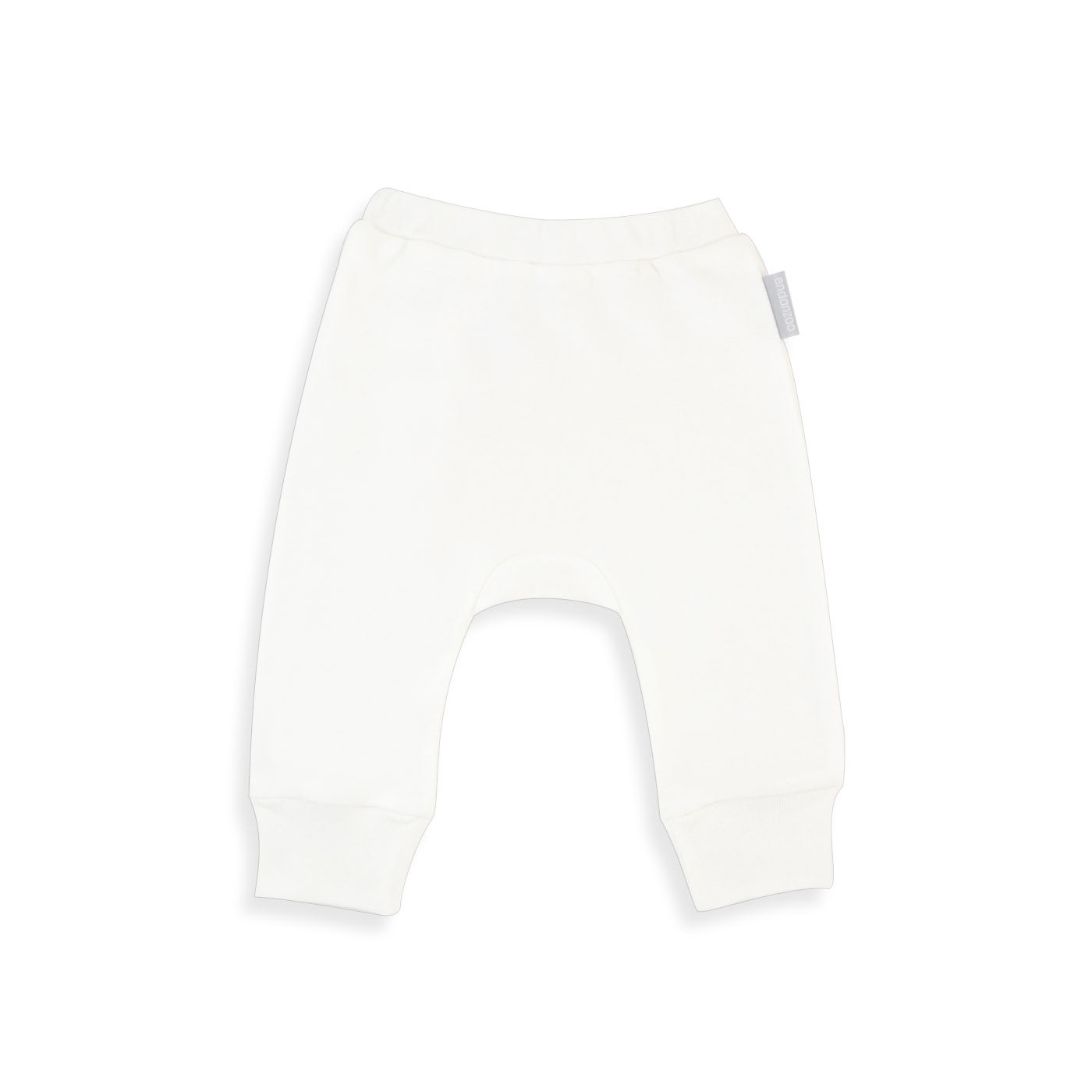 Organic Cuff Pant - White