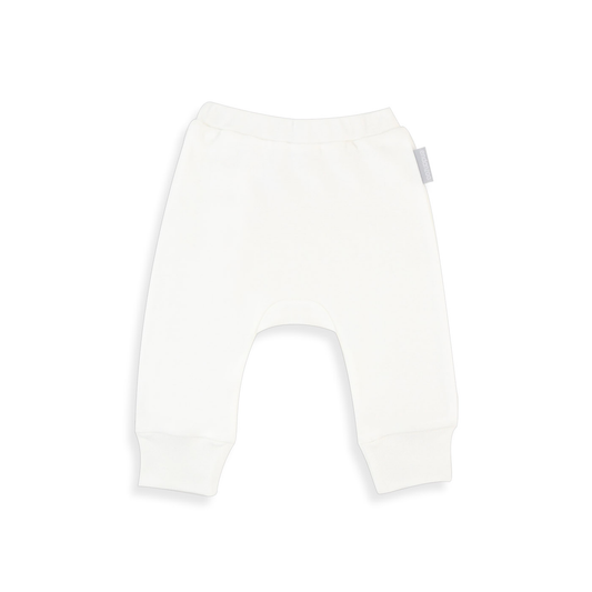 Organic Cuff Pant - White