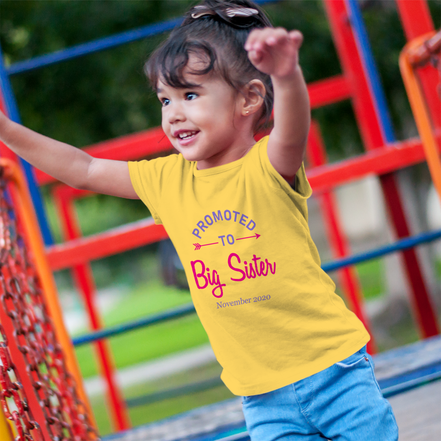 Personalised big sister t shirt cheap