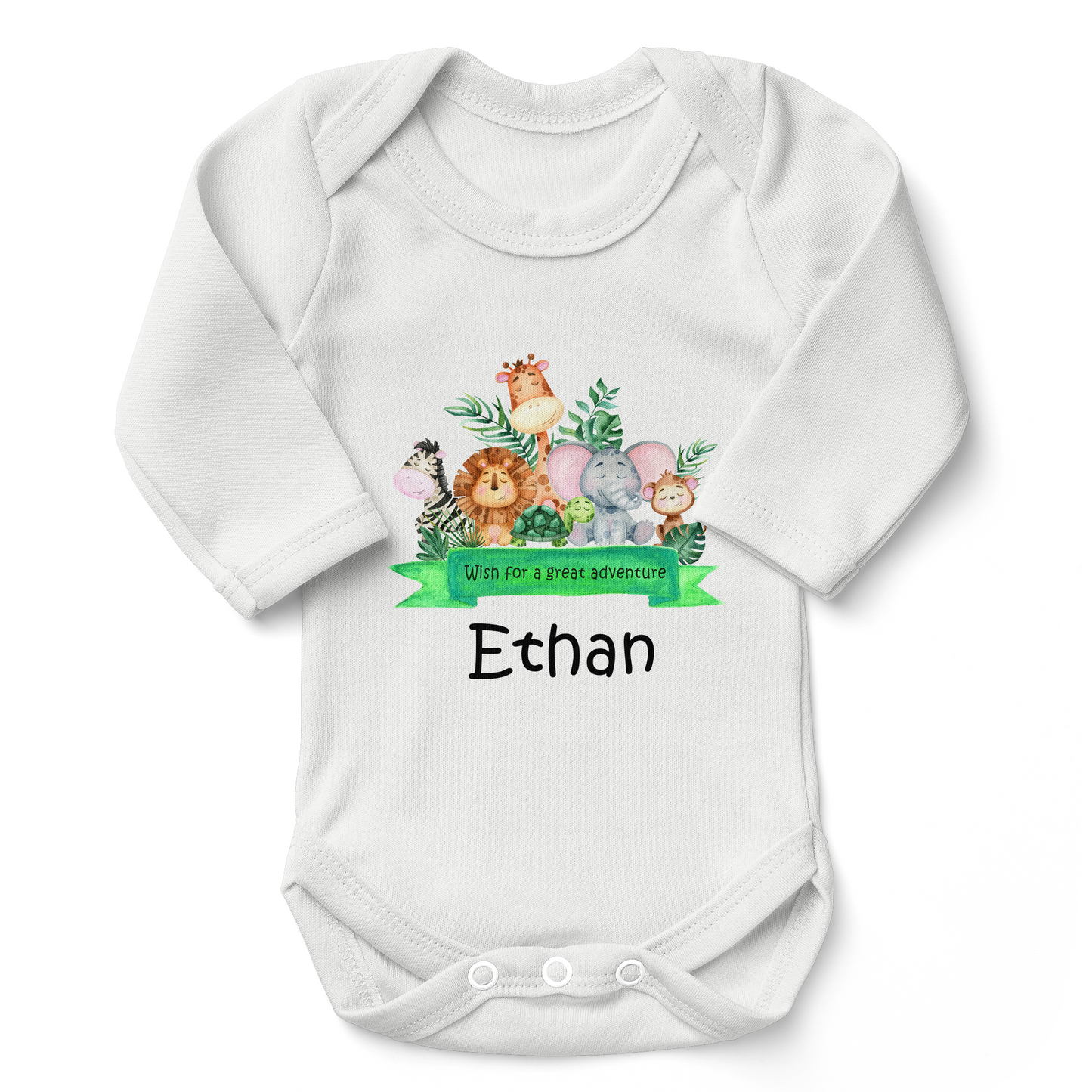 Endanzoo Organic Newborn Coming Home Outfit Set - Safari Hugs