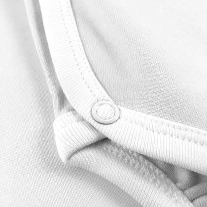 Organic Long Sleeve Kimono Bodysuit - Grey