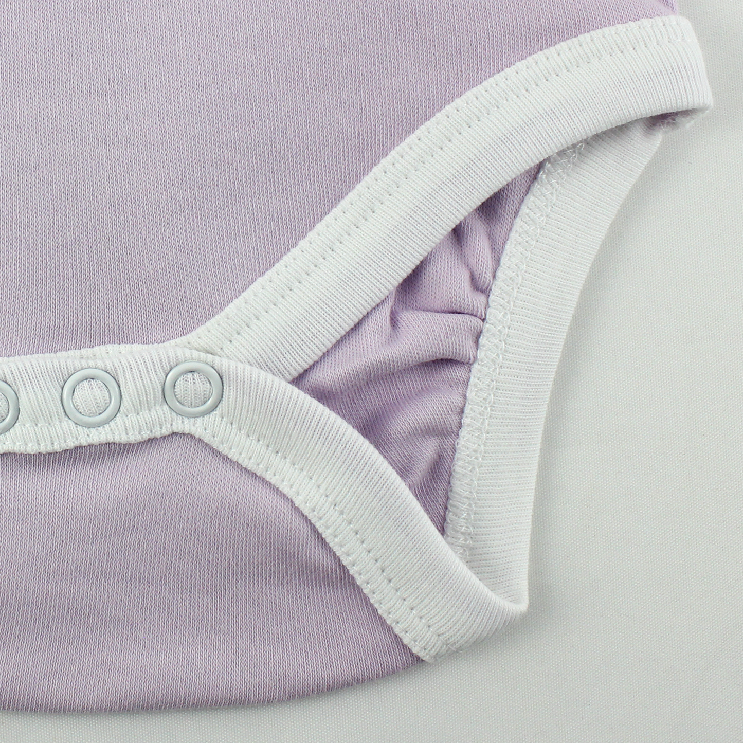 Organic Long Sleeve Bodysuit - Purple