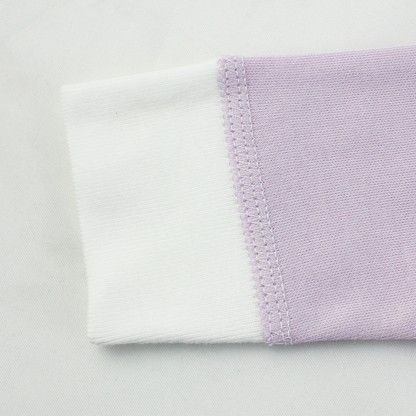 Organic Long Sleeve Bodysuit - Purple