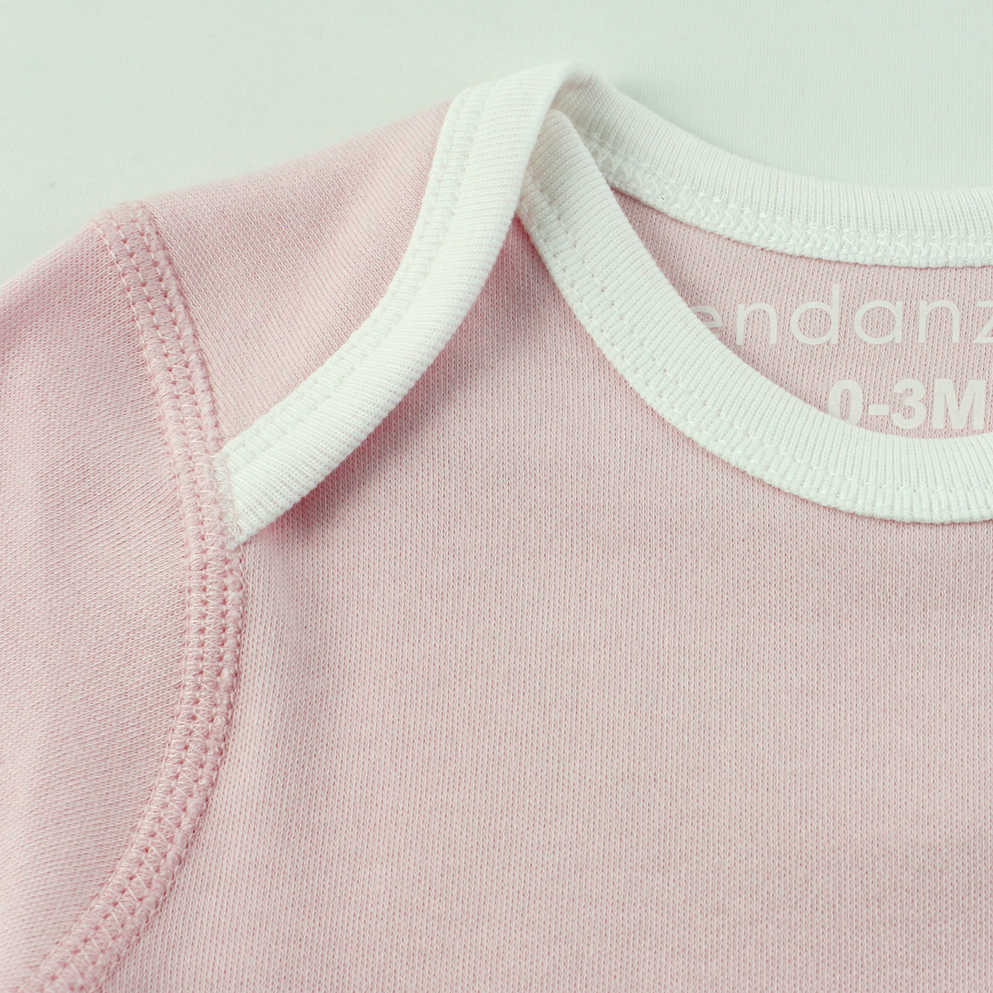 Organic Short Sleeve Bodysuit - Pink