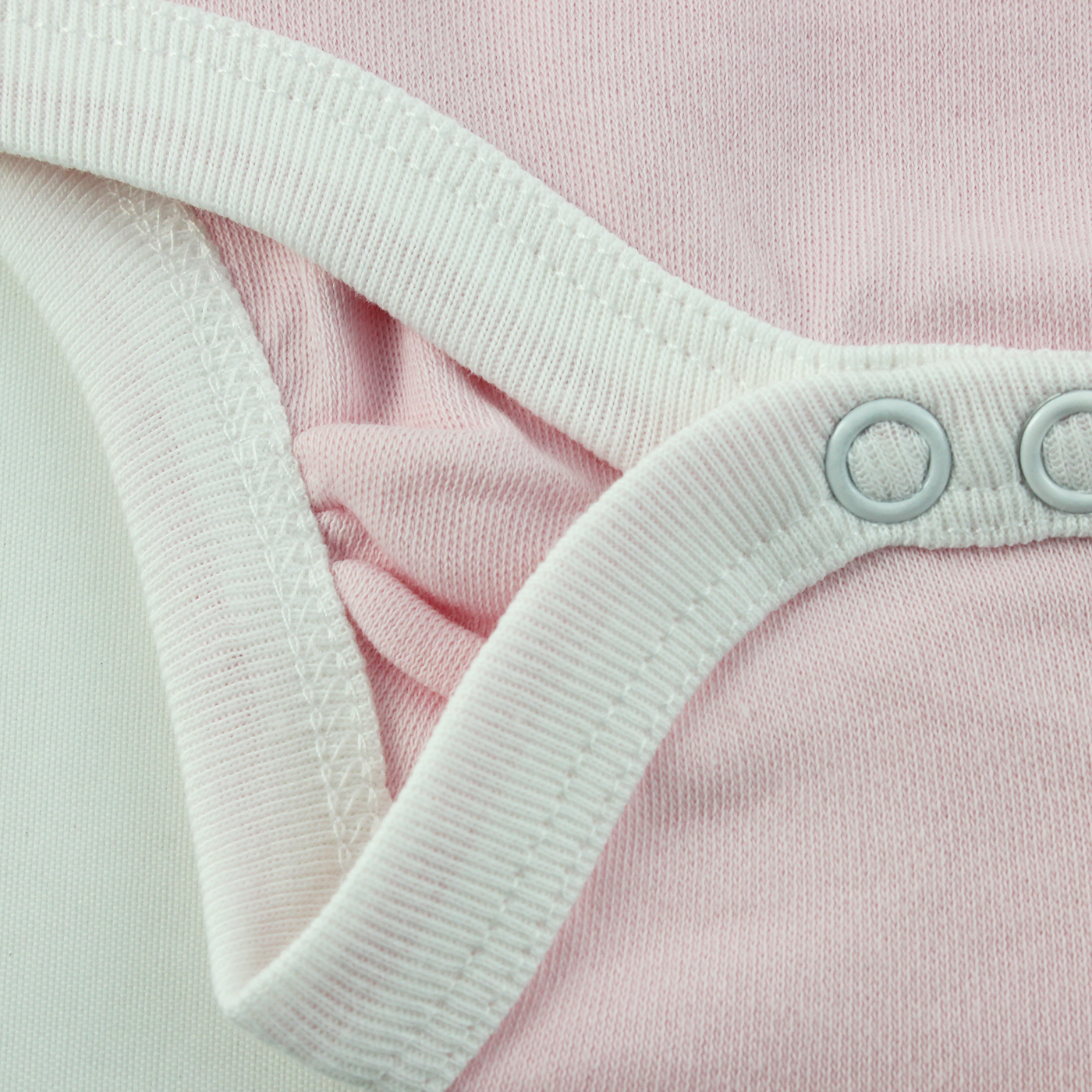 Organic Short Sleeve Bodysuit - Pink