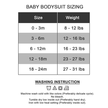 Drink Sleep Poo Organic Baby Bodysuit