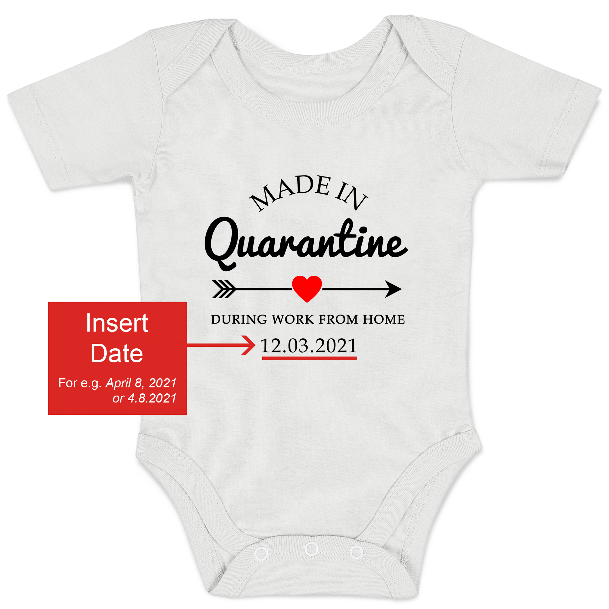 Quarantine baby best sale onesie